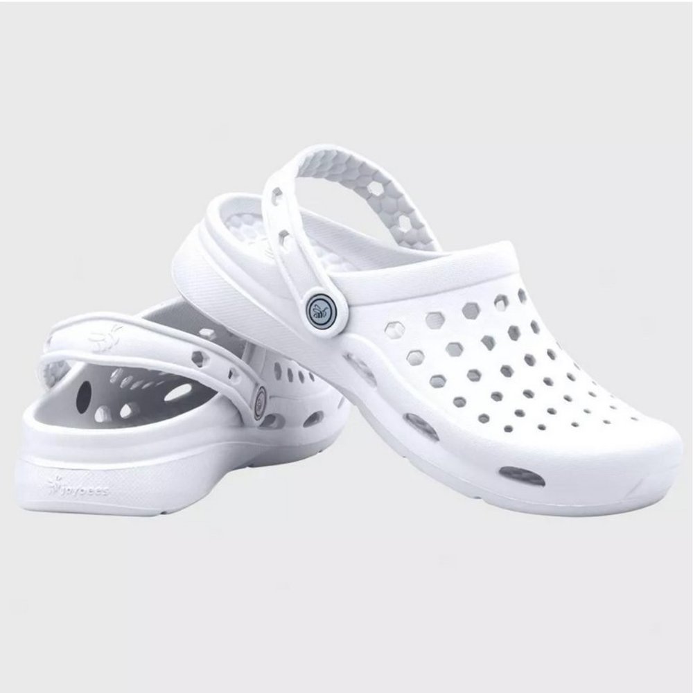 Women's Joybees Lizzie Water Clog White 11